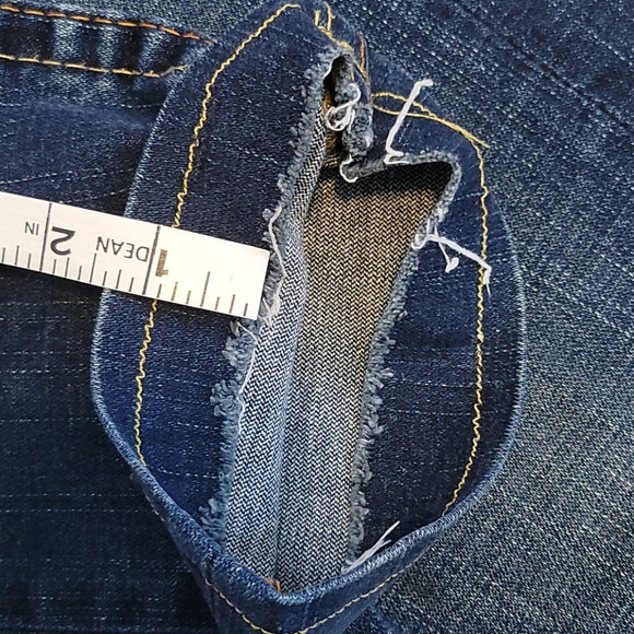 True Religion Dark Wash Jeans (altered) - Picture 10 of 15